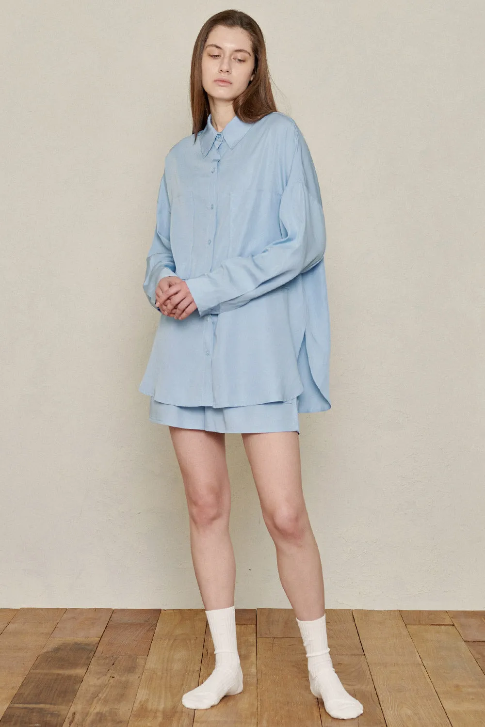 Oversized Bamboo Shirt sold by storets product image thumbnail 5