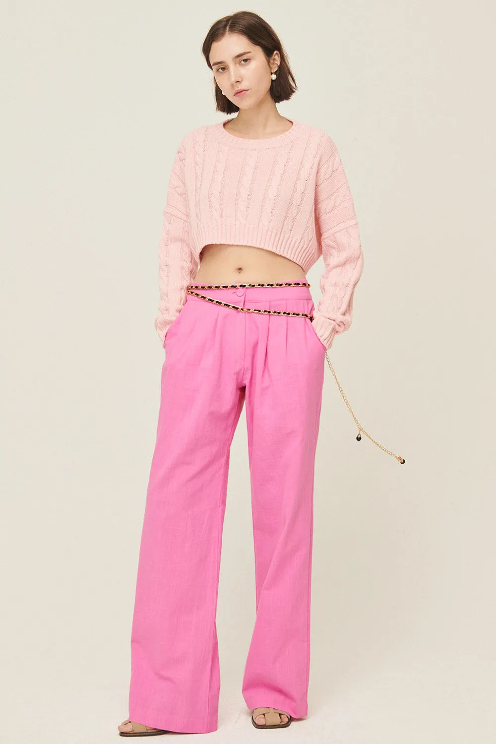 Sabrina Pintucked Wide Pants sold by storets product image thumbnail 2