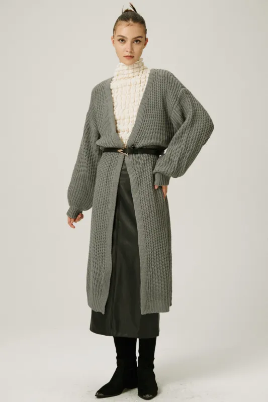Leia Sweater Maxi Coat made by storets