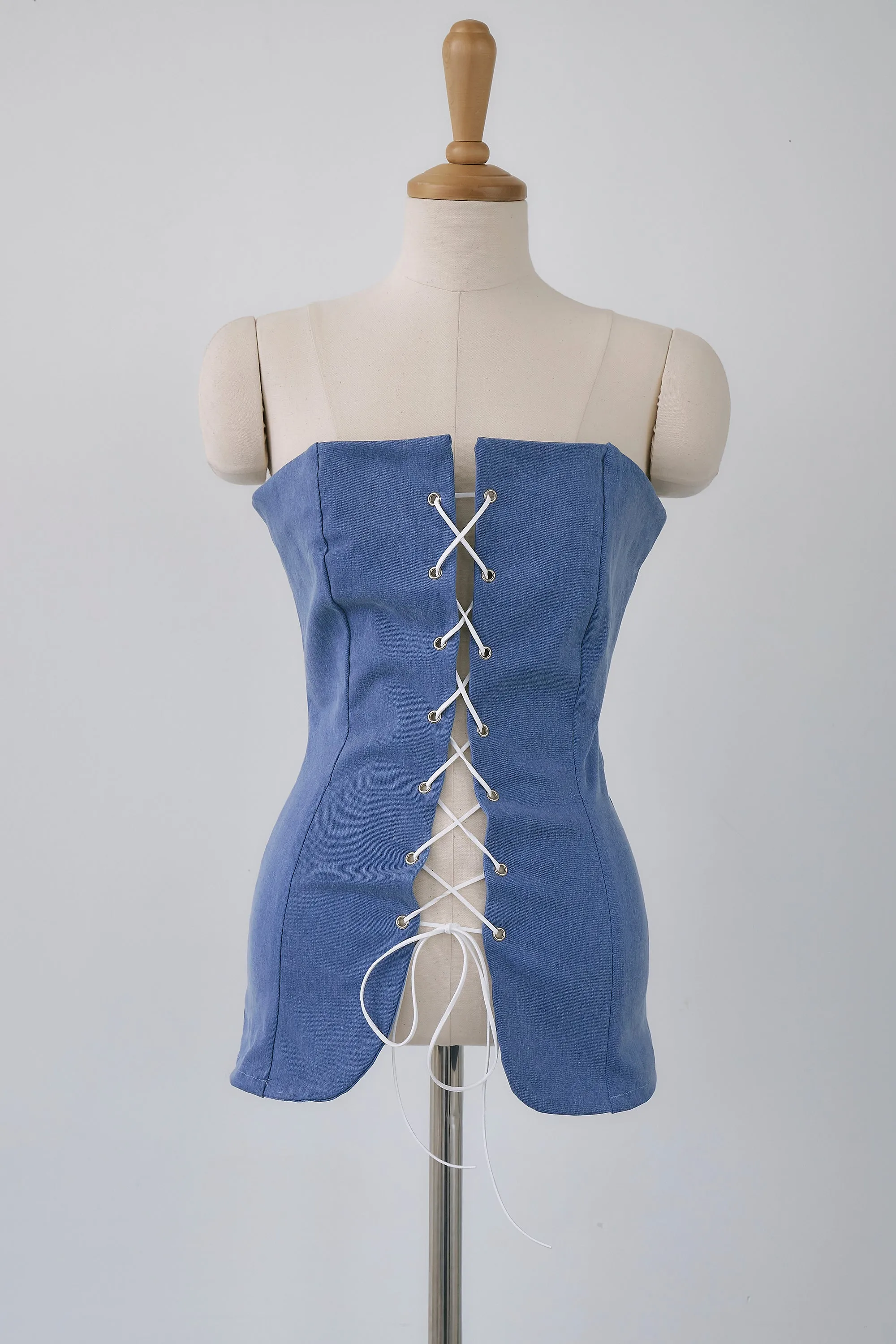 Talia Lace-up Top sold by storets product image thumbnail 5