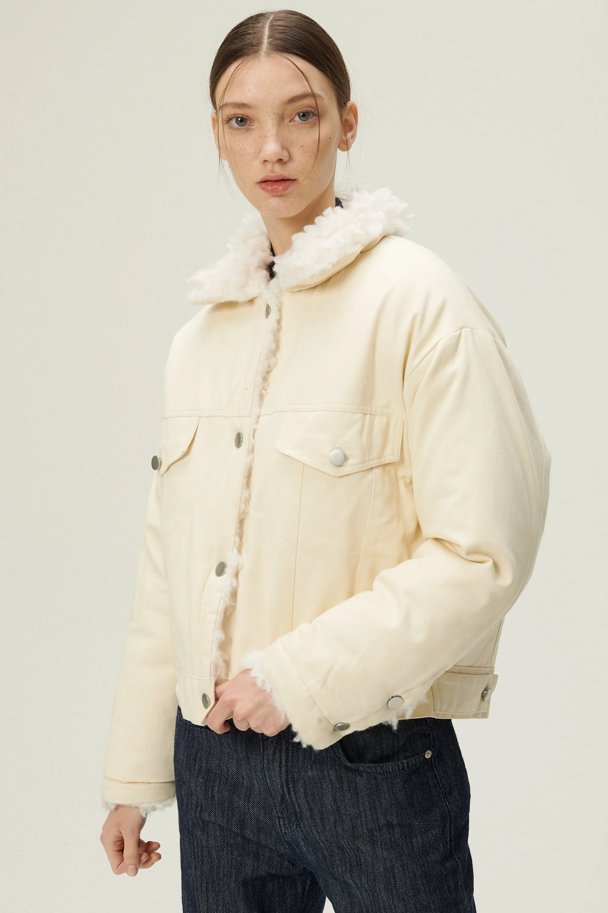 Emma Sherpa Denim Jacket sold by storets product image thumbnail 4