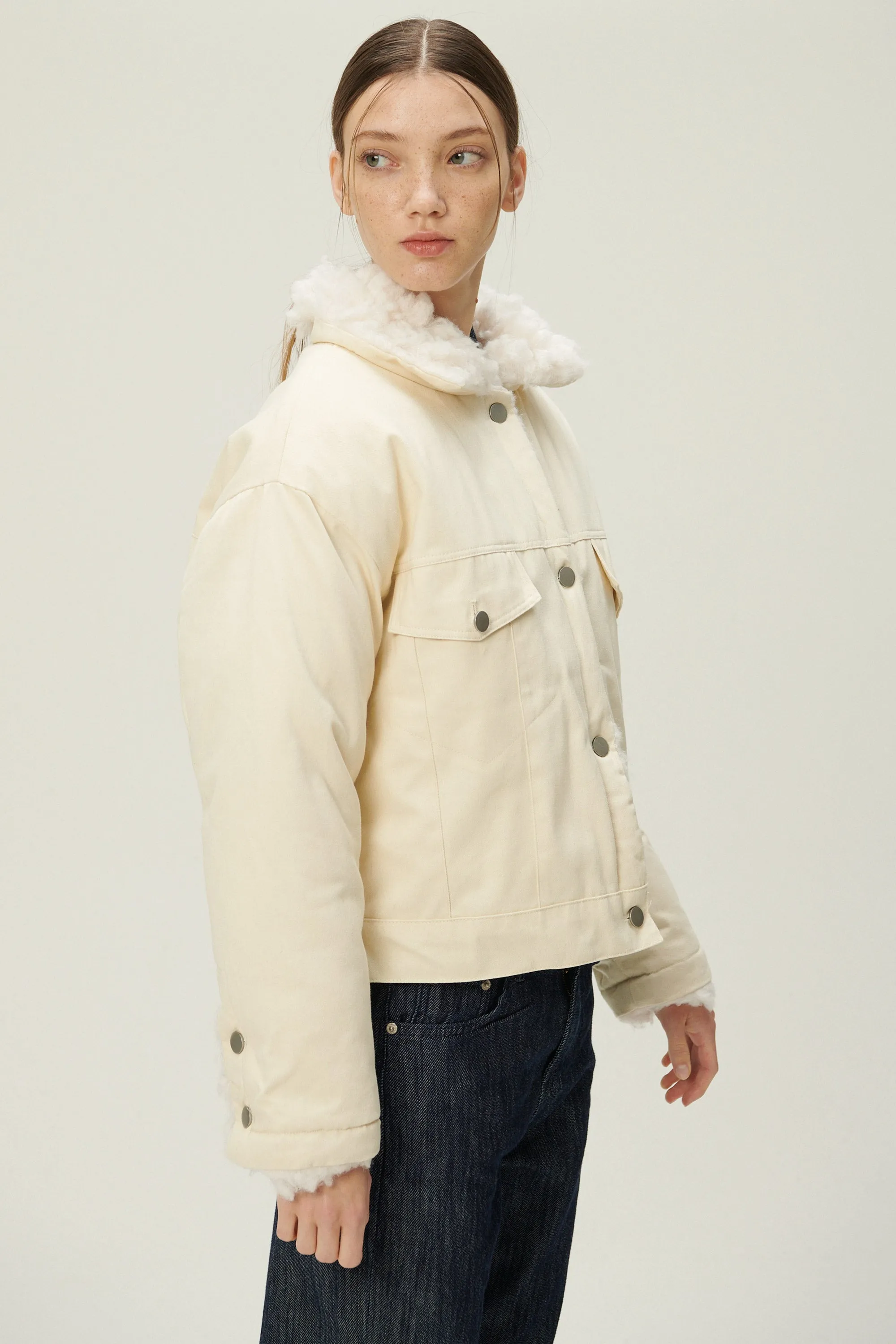 Emma Sherpa Denim Jacket sold by storets product image thumbnail 3