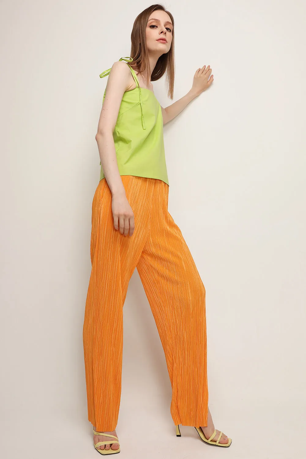 Peyton Crinkled Pleated Pants sold by storets product image thumbnail 4