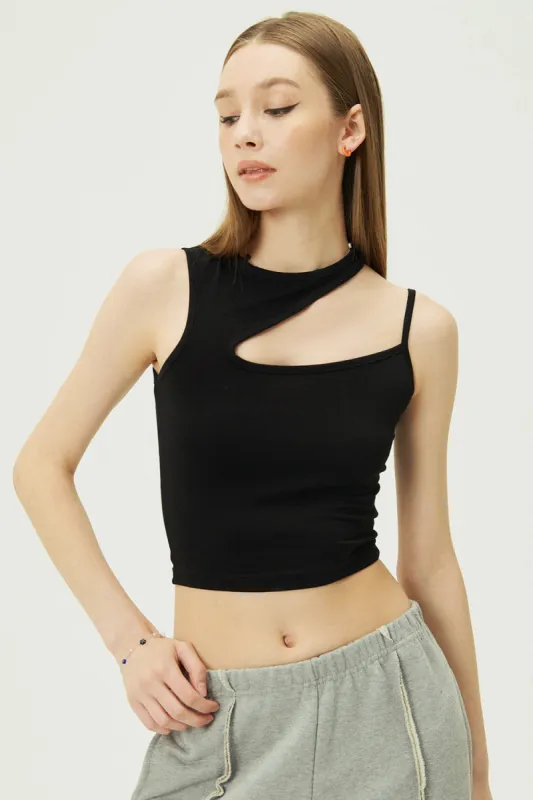 Maillie Cutout Tank Top sold by storets
