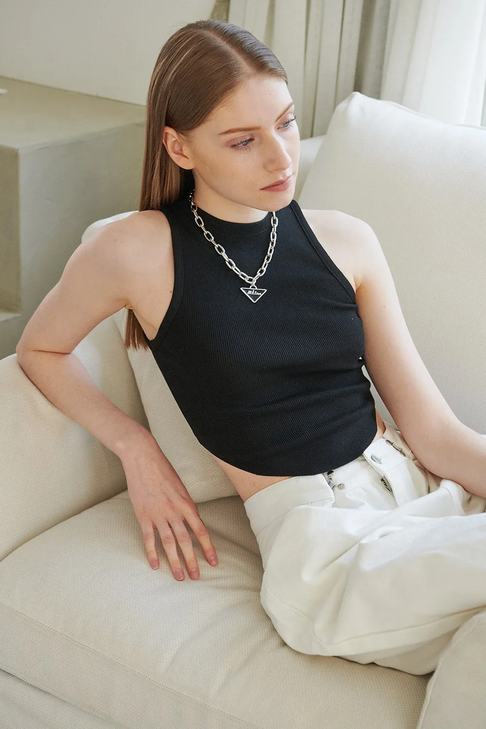 Ceci Knitted Tank Top sold by storets product image thumbnail 4