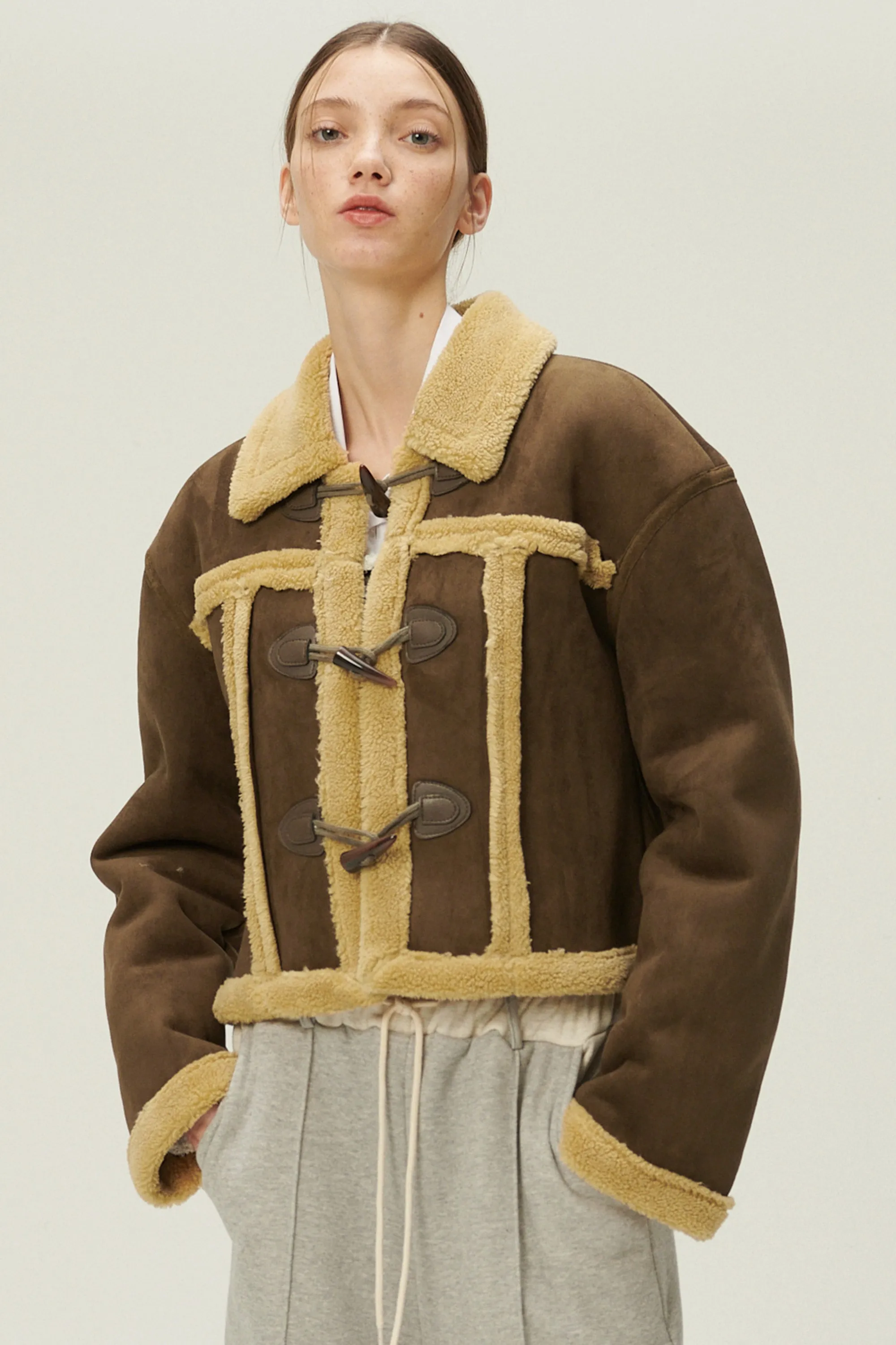 Helen Duffle Shearling Jacket sold by storets product image thumbnail 2