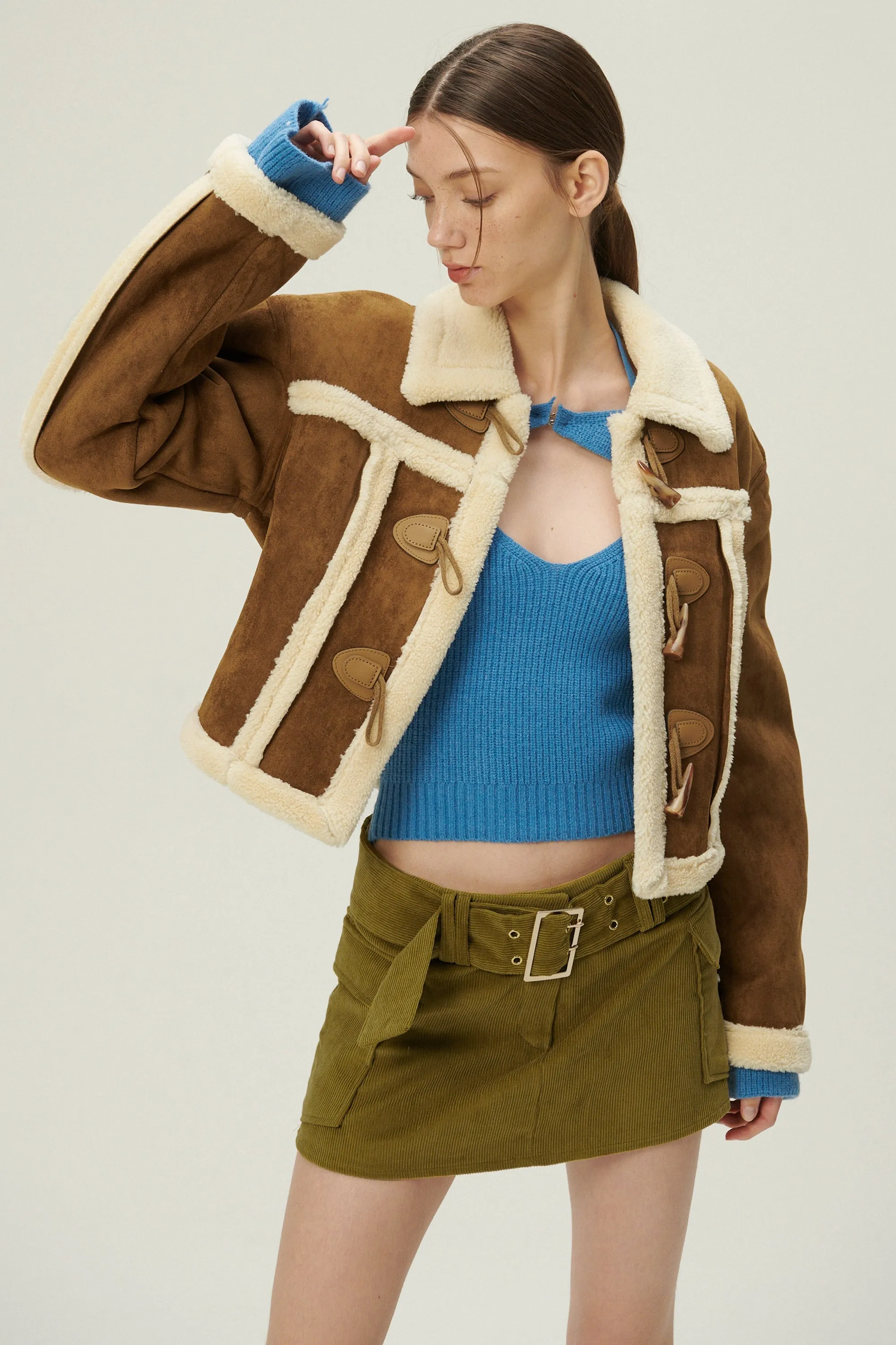 Helen Duffle Shearling Jacket sold by storets product image thumbnail 5