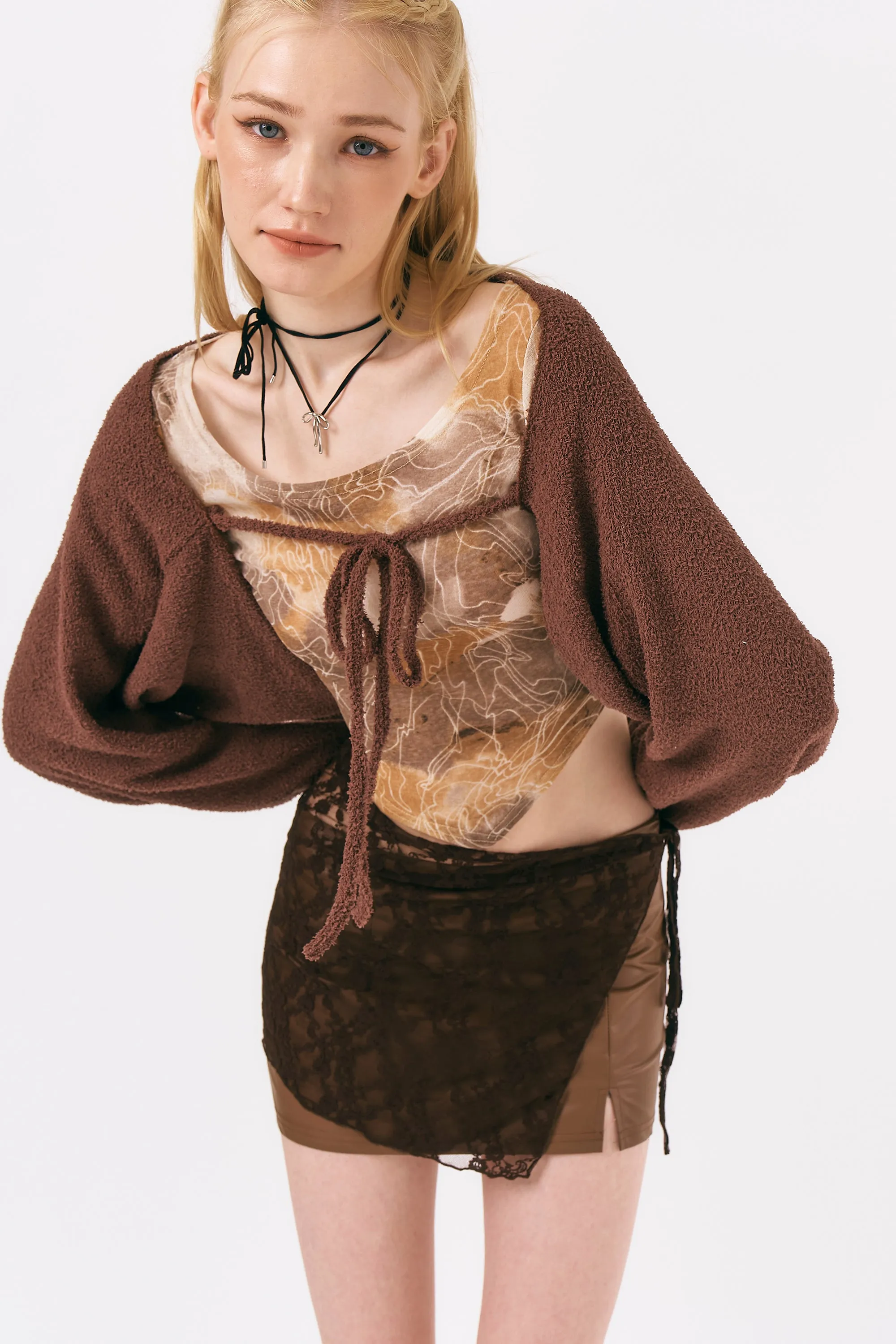 Tammy Boucle Cardi sold by storets product image thumbnail 2