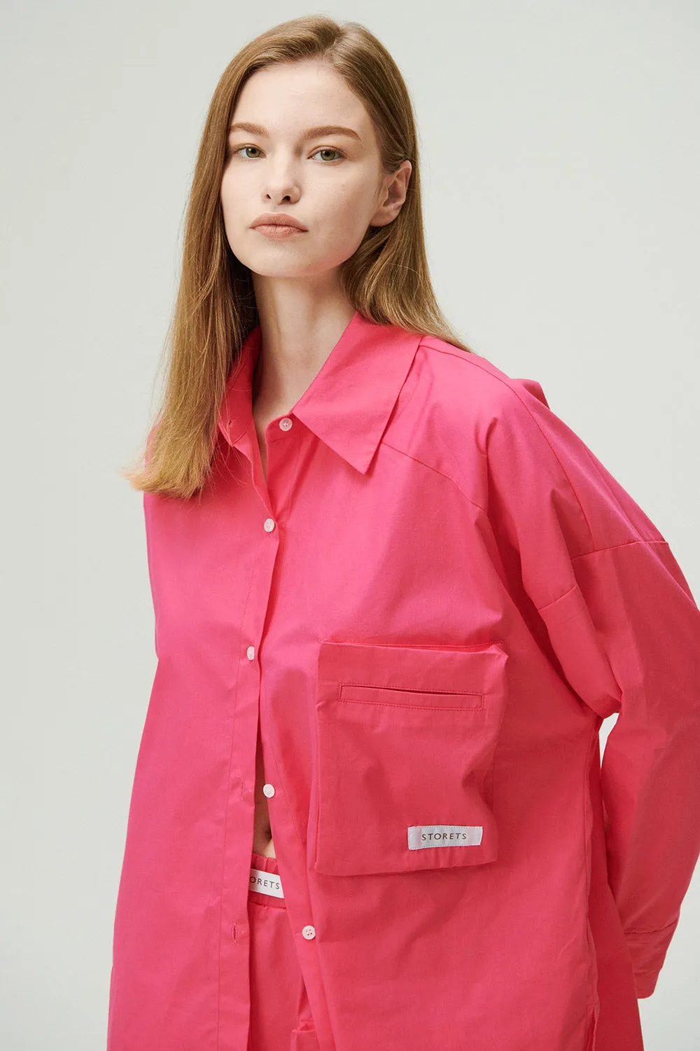 Tyra Oversized Utility Shirt sold by storets product image thumbnail 5