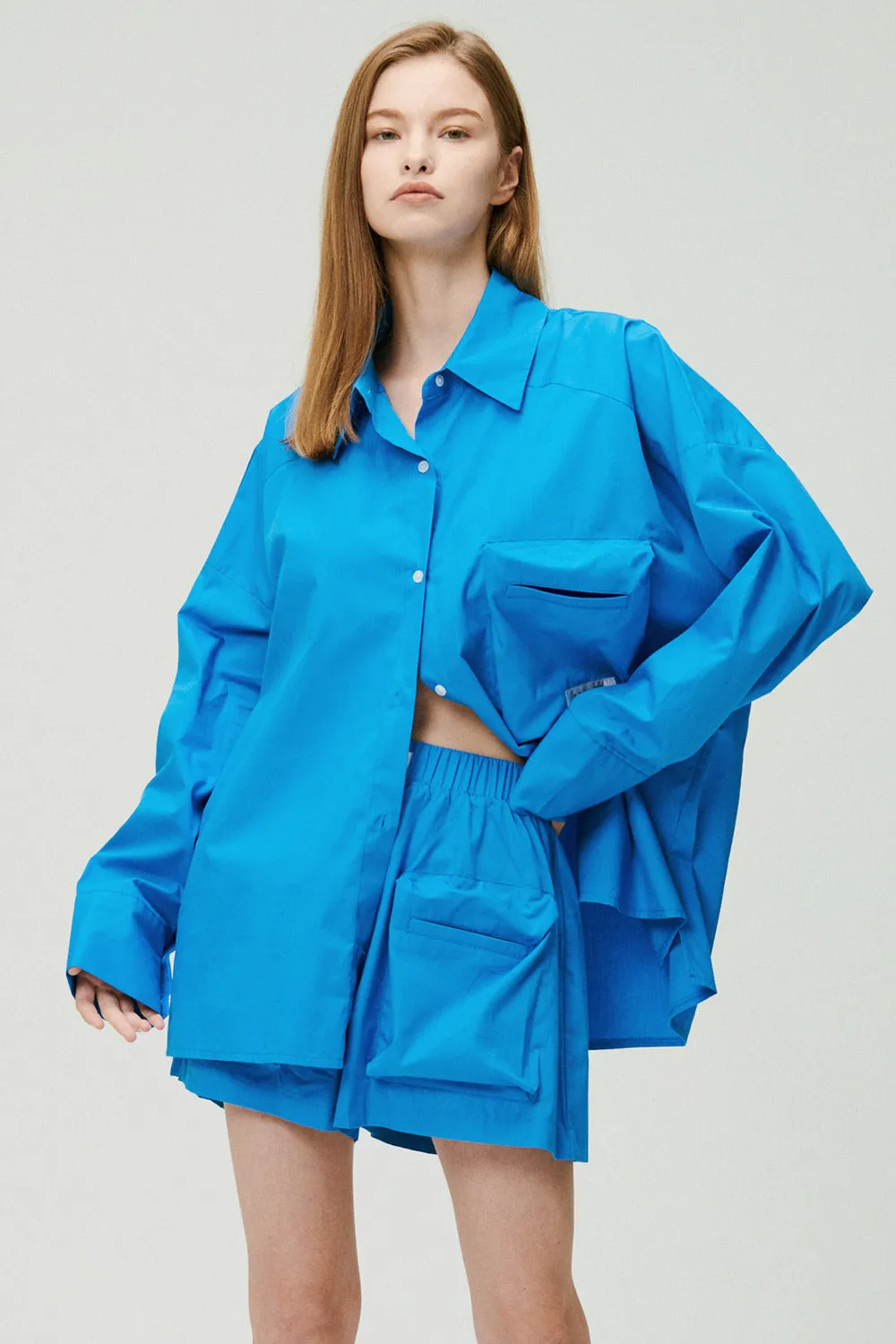 Tyra Oversized Utility Shirt sold by storets product image thumbnail 2