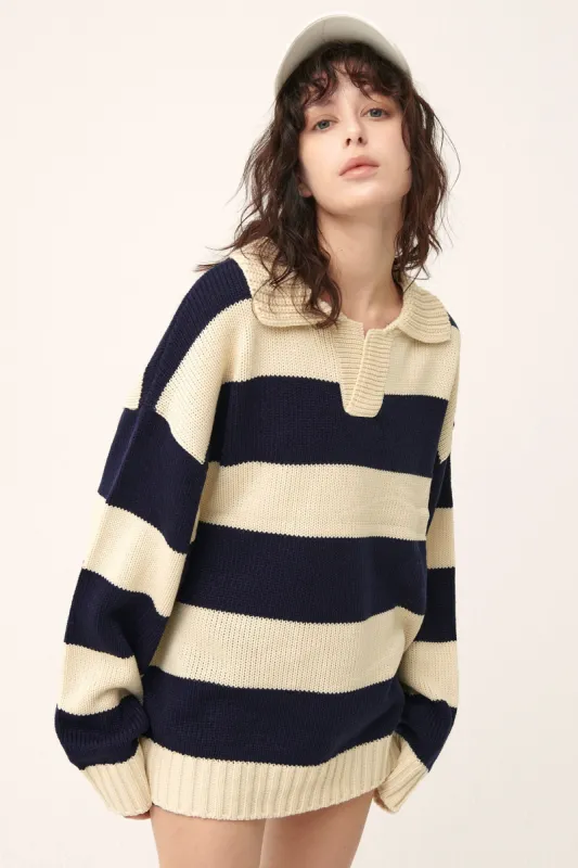 Blake Oversized Varsity Sweater sold by storets