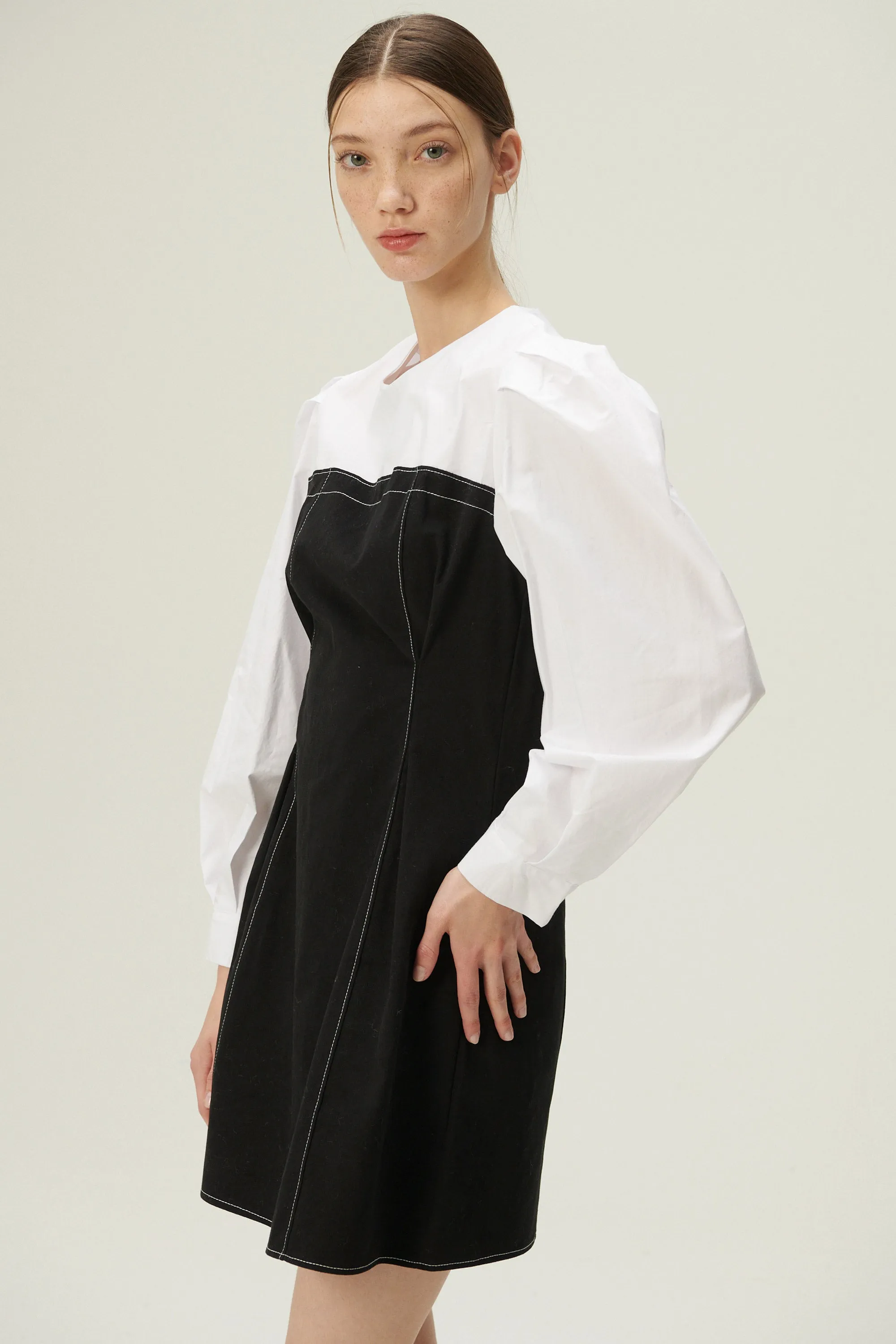 Avery Puff Sleeve Dress sold by storets product image thumbnail 3