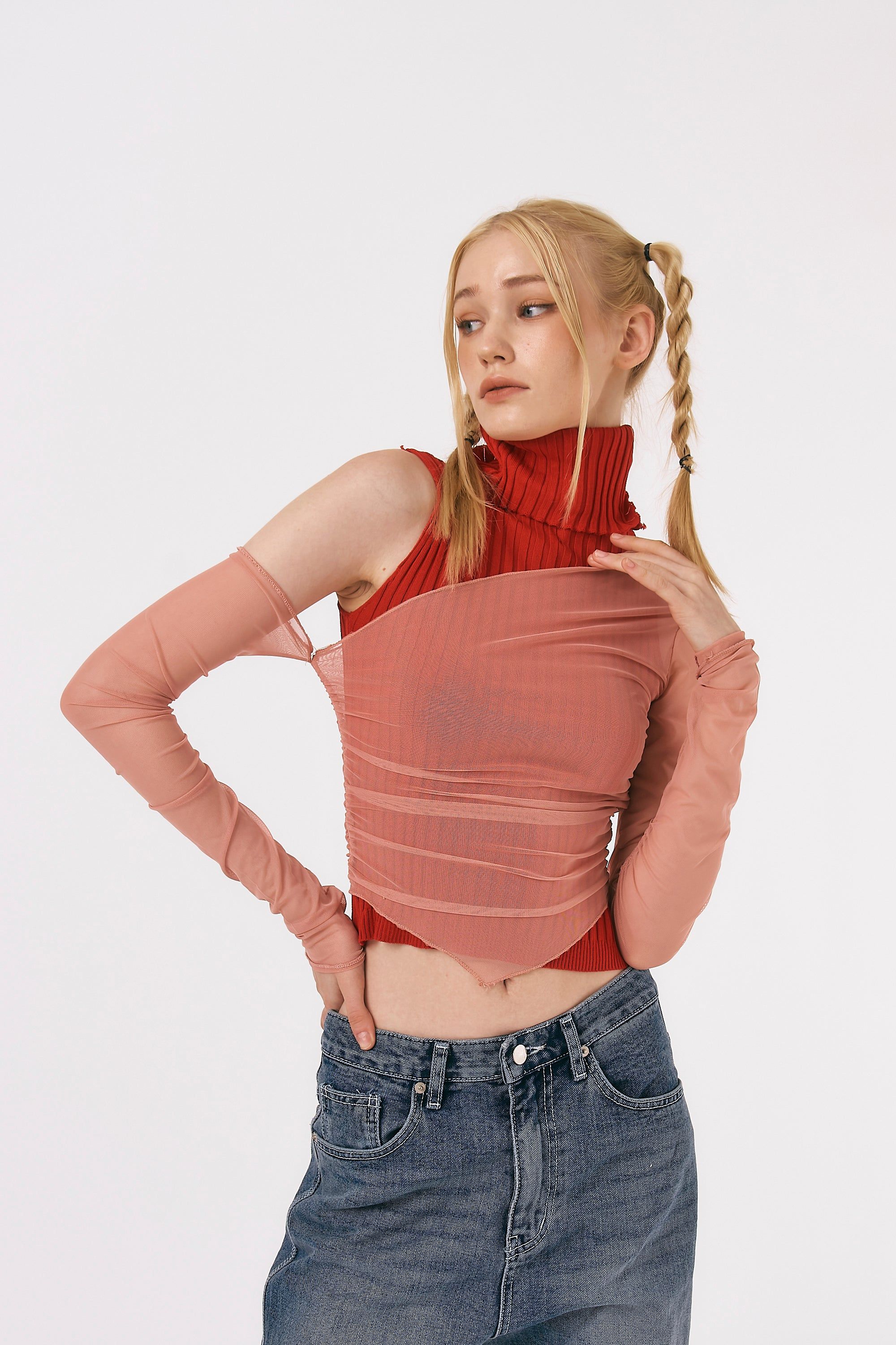 Liv Sheer Mesh Top sold by storets product image thumbnail 6