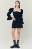 Clare Balloon Sleeve Mini Dress sold by storets
