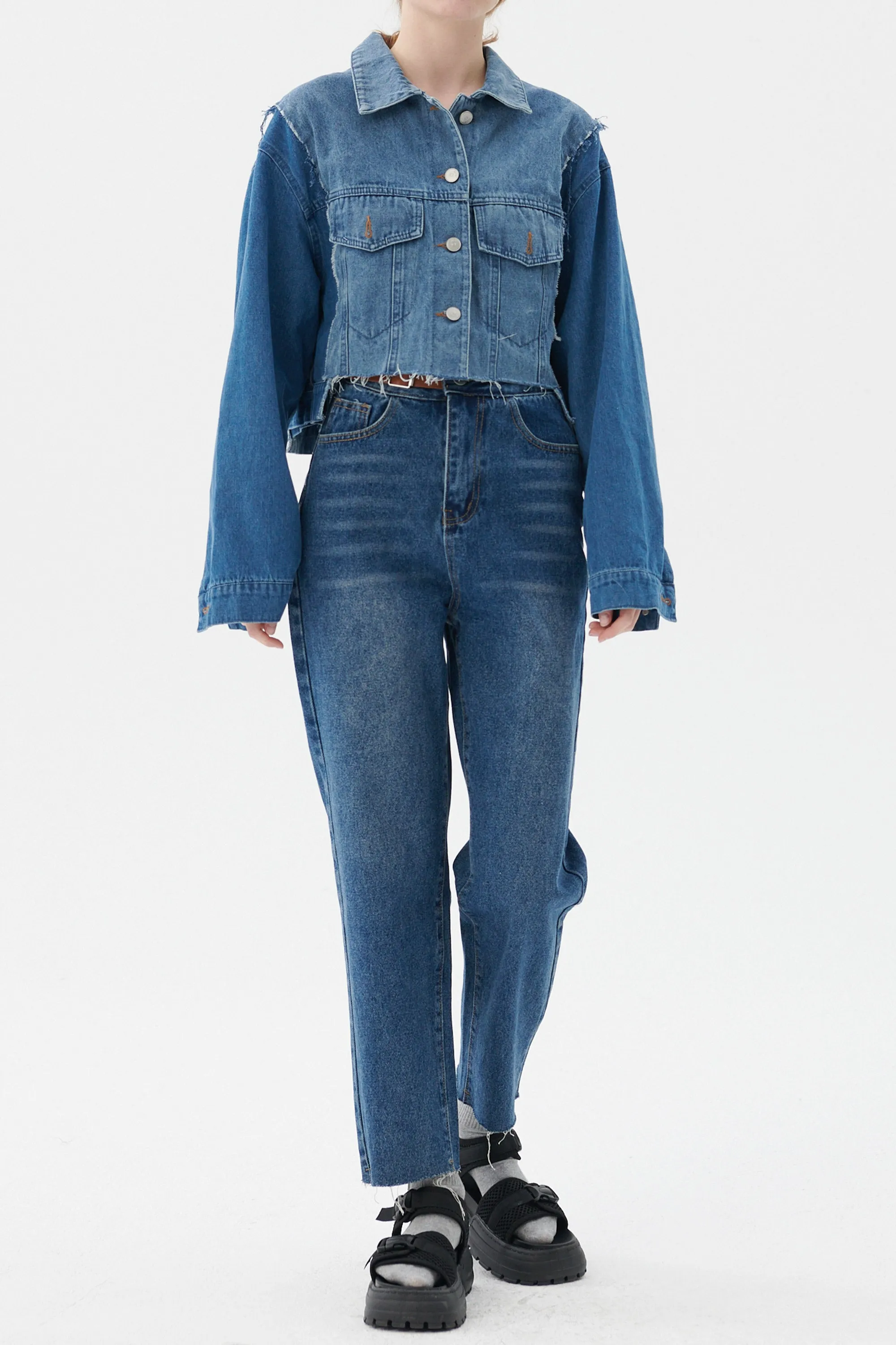 Hayden Belted Mom Jeans sold by storets product image thumbnail 3
