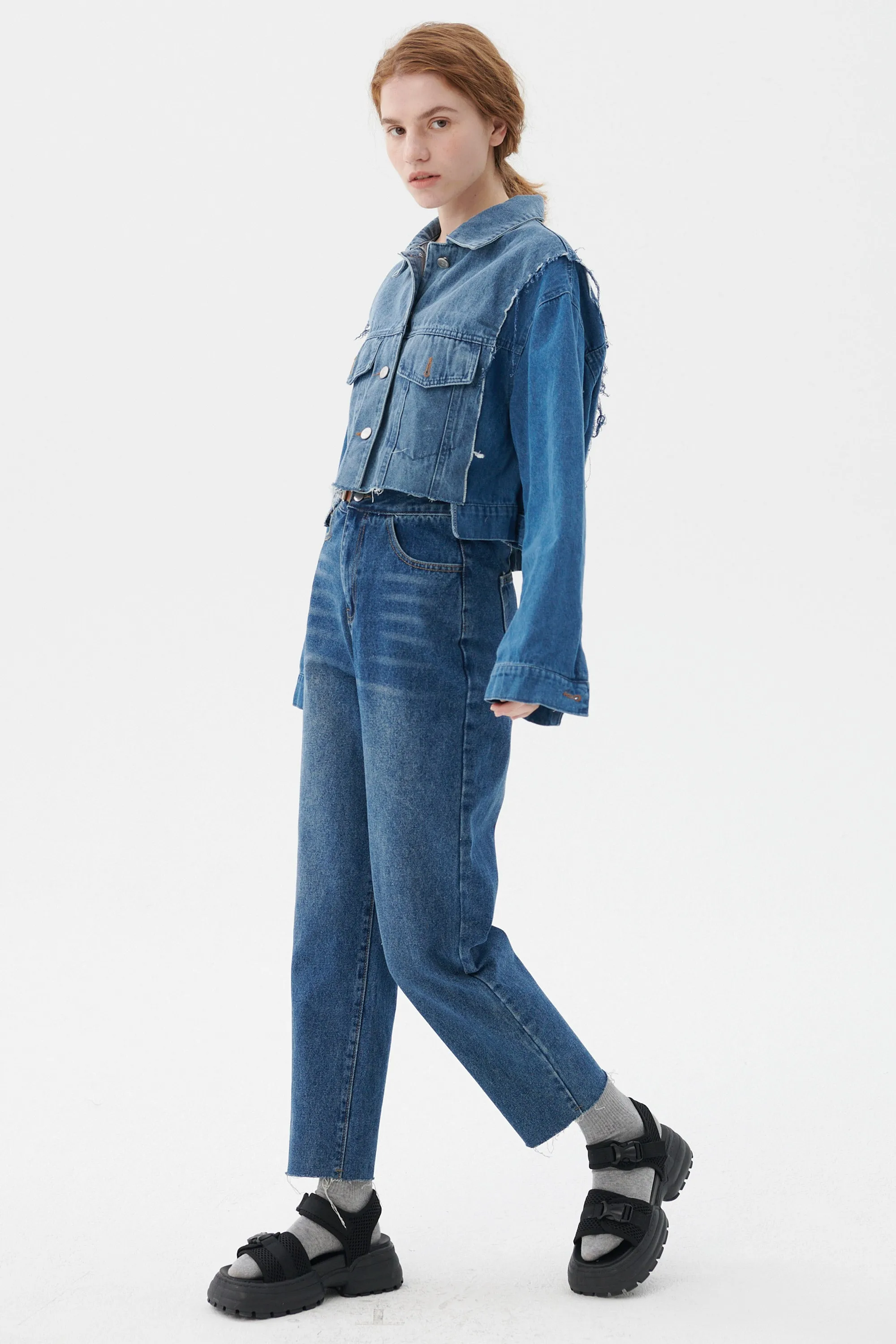 Hayden Belted Mom Jeans sold by storets product image thumbnail 5