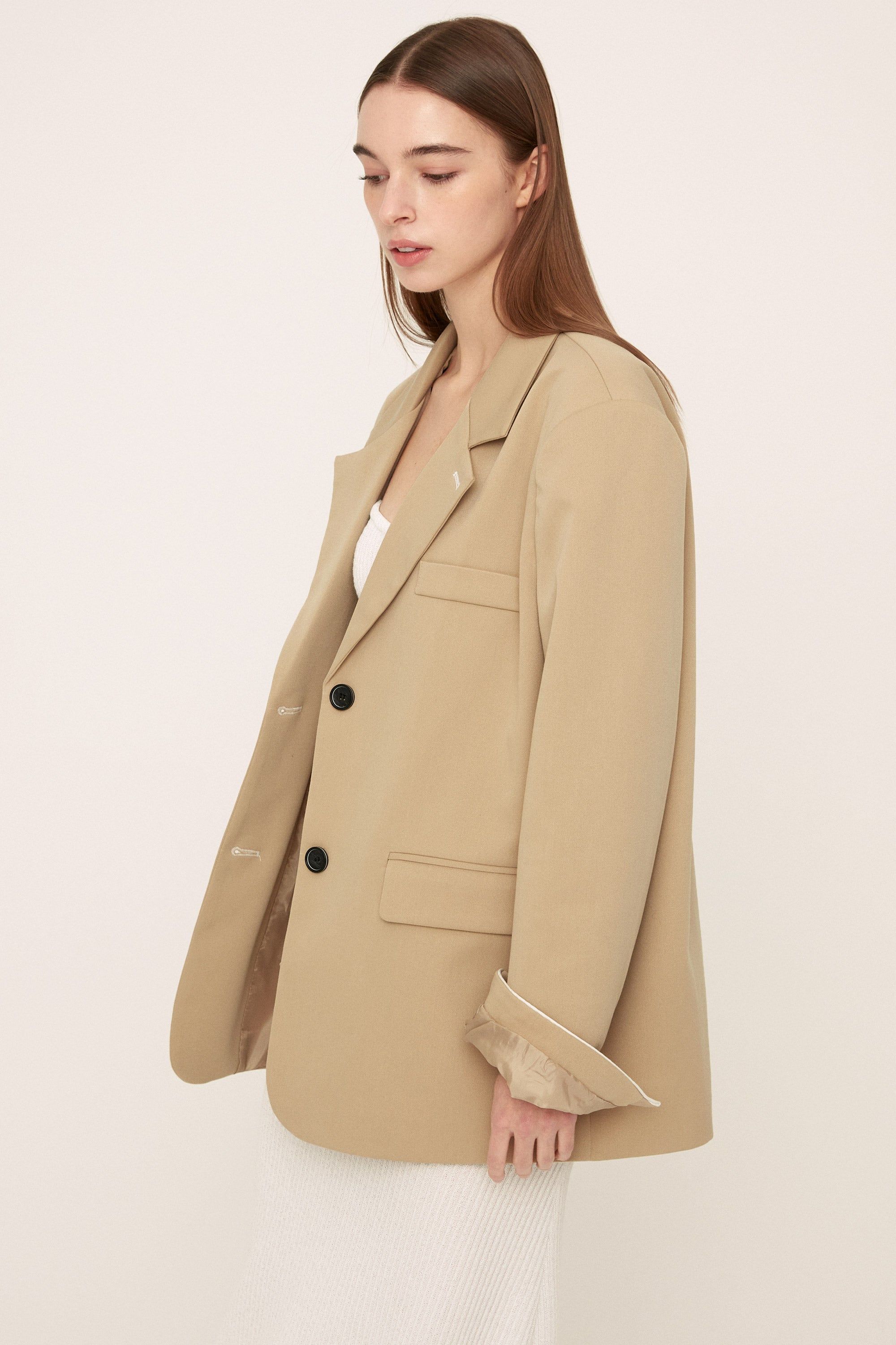 Megan Oversized Daddy Blazer sold by storets product image thumbnail 9