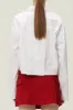 Lucy Open Back Crop Shirt sold by storets
