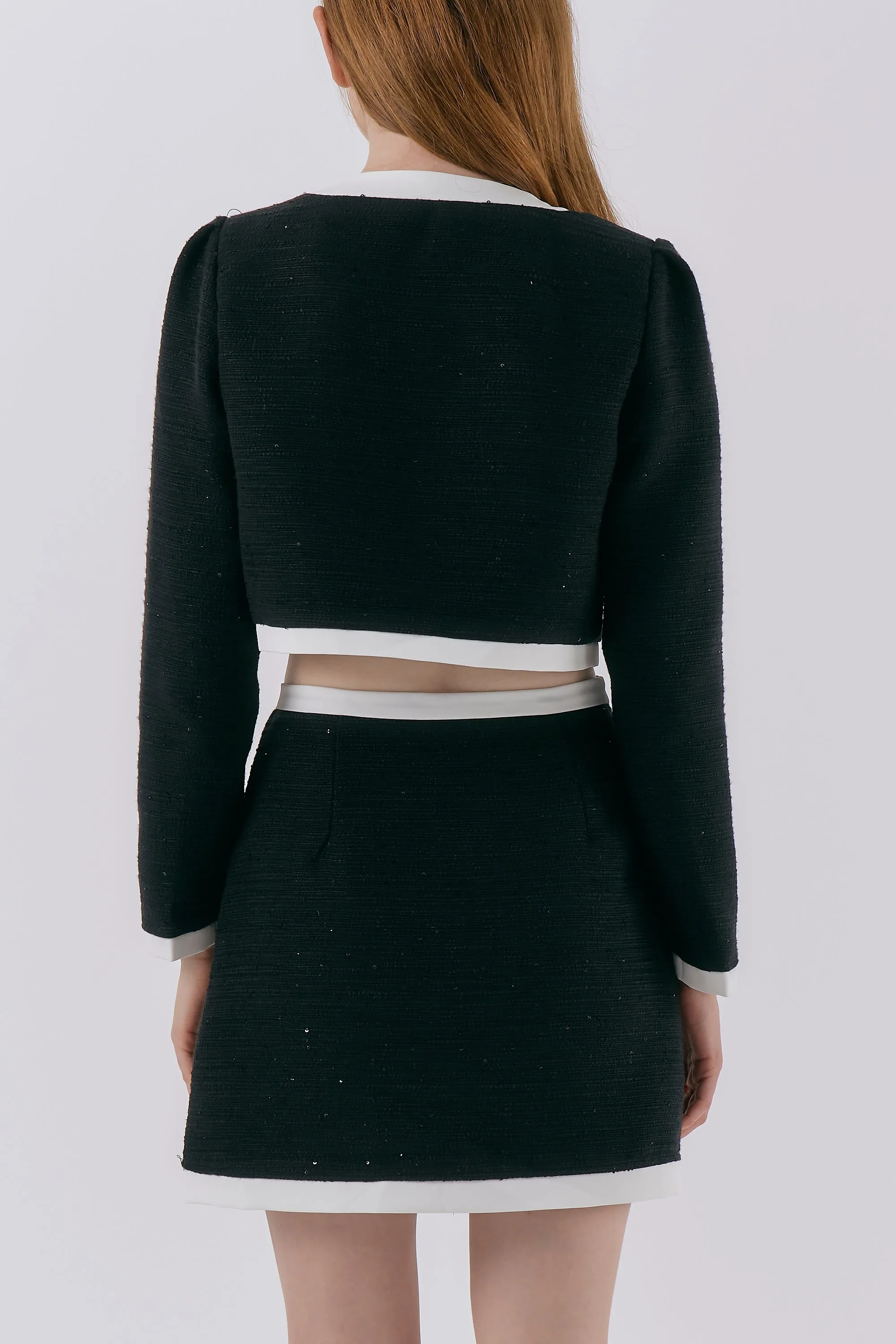 Liv Tweed Jacket & Skirt Set sold by storets product image thumbnail 5