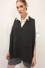 Lyla Oversized Knit Vest sold by storets
