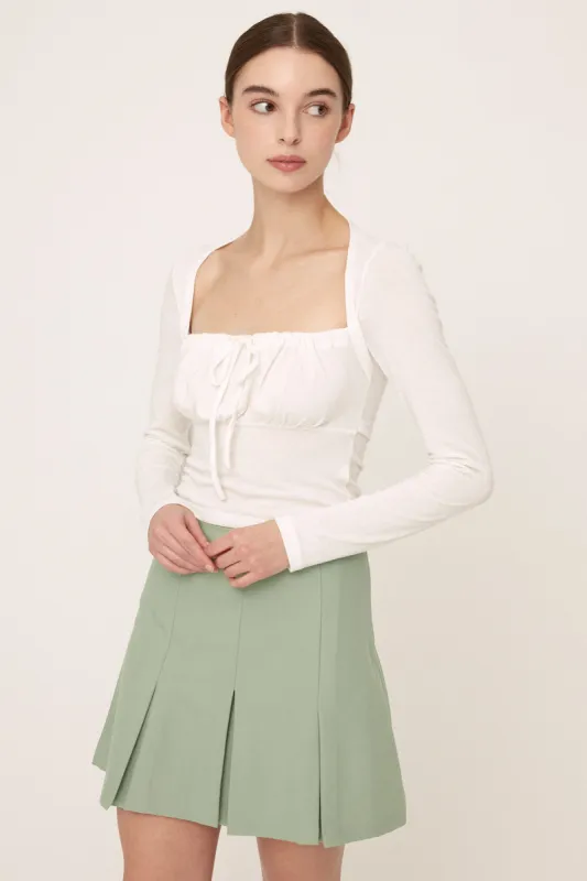 Alexis Front Ruched Top sold by storets