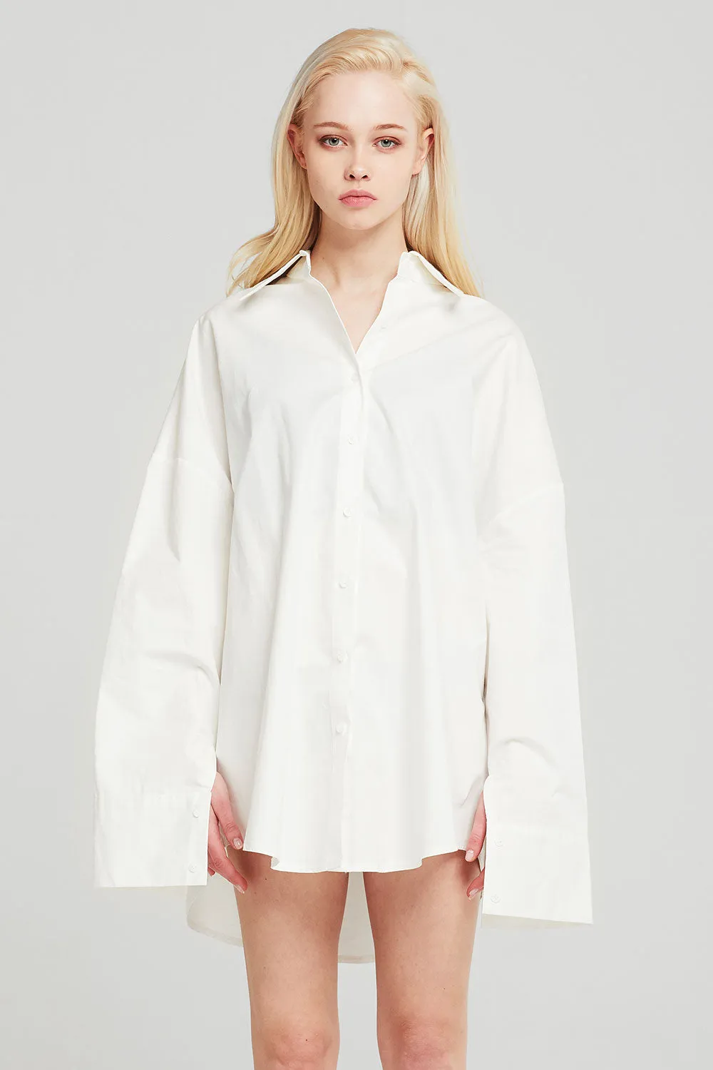Ariana Oversized Fit Shirt sold by storets product image thumbnail 4