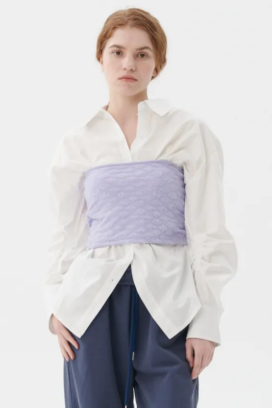 Garnet Bandeau Top sold by storets