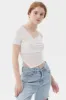 Raine Layered Cutout Top sold by storets