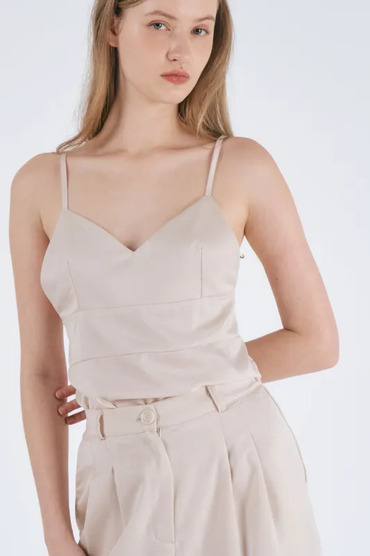 Mia Satin Top sold by storets