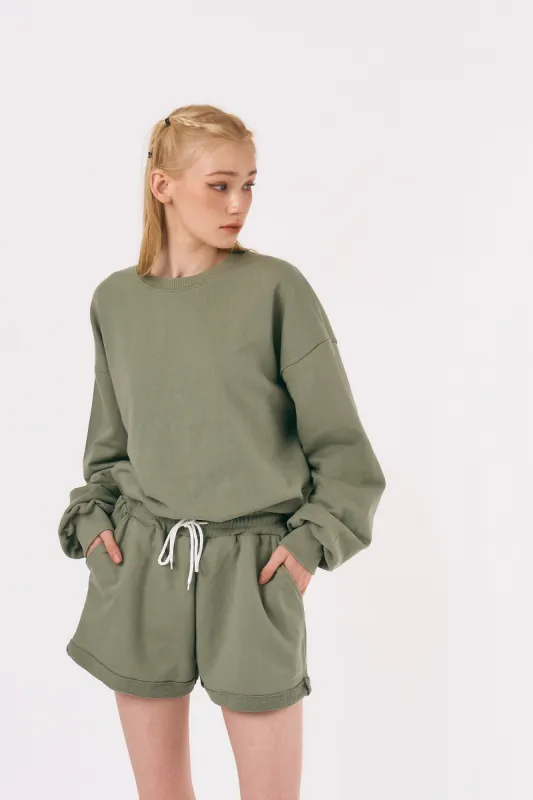 Minnie Sweatshirt and Shorts Set sold by storets