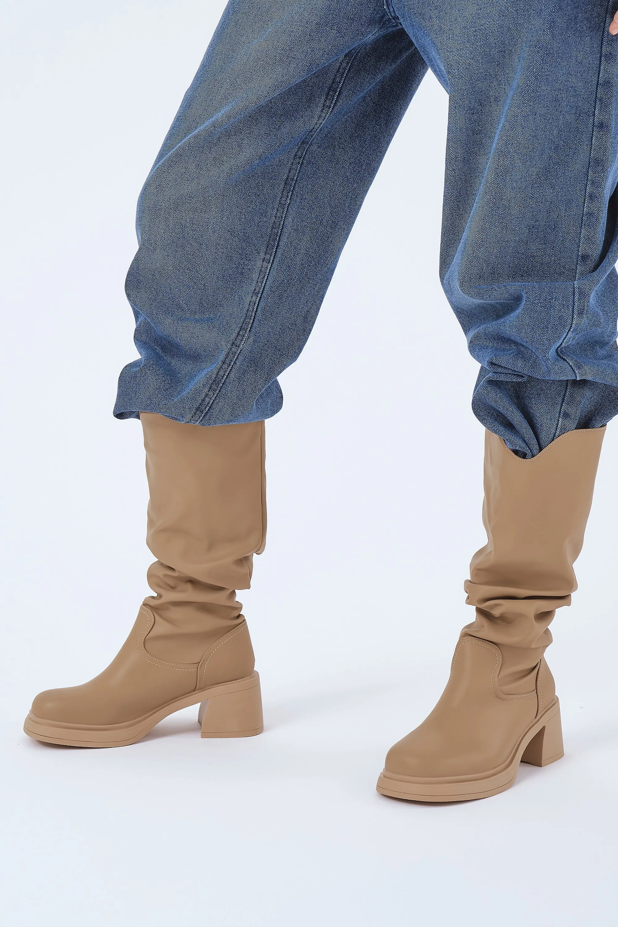Annie Platform Knee Length Boots sold by storets product image thumbnail 2