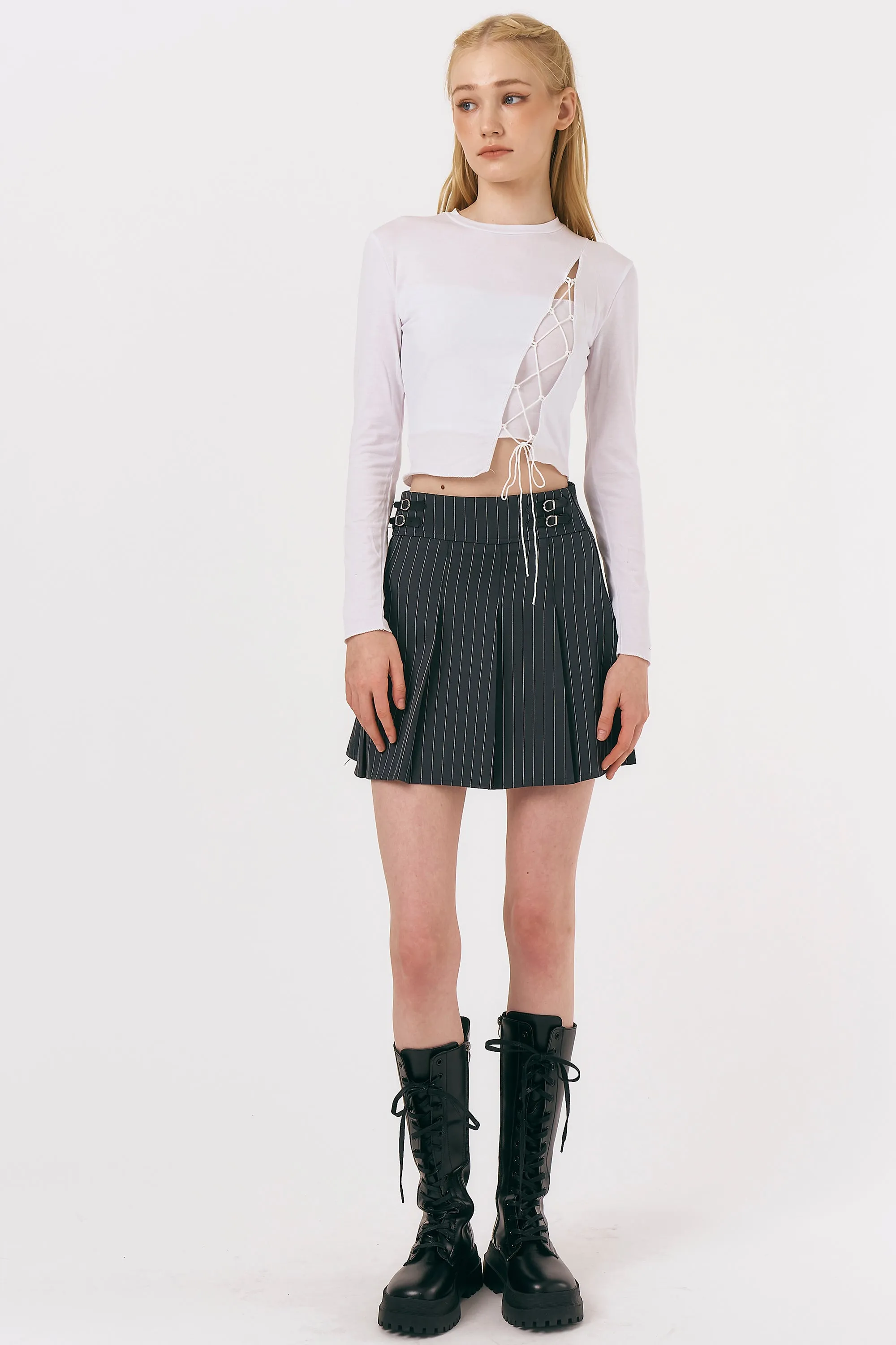 Izzy Lace Up Top sold by storets product image thumbnail 3