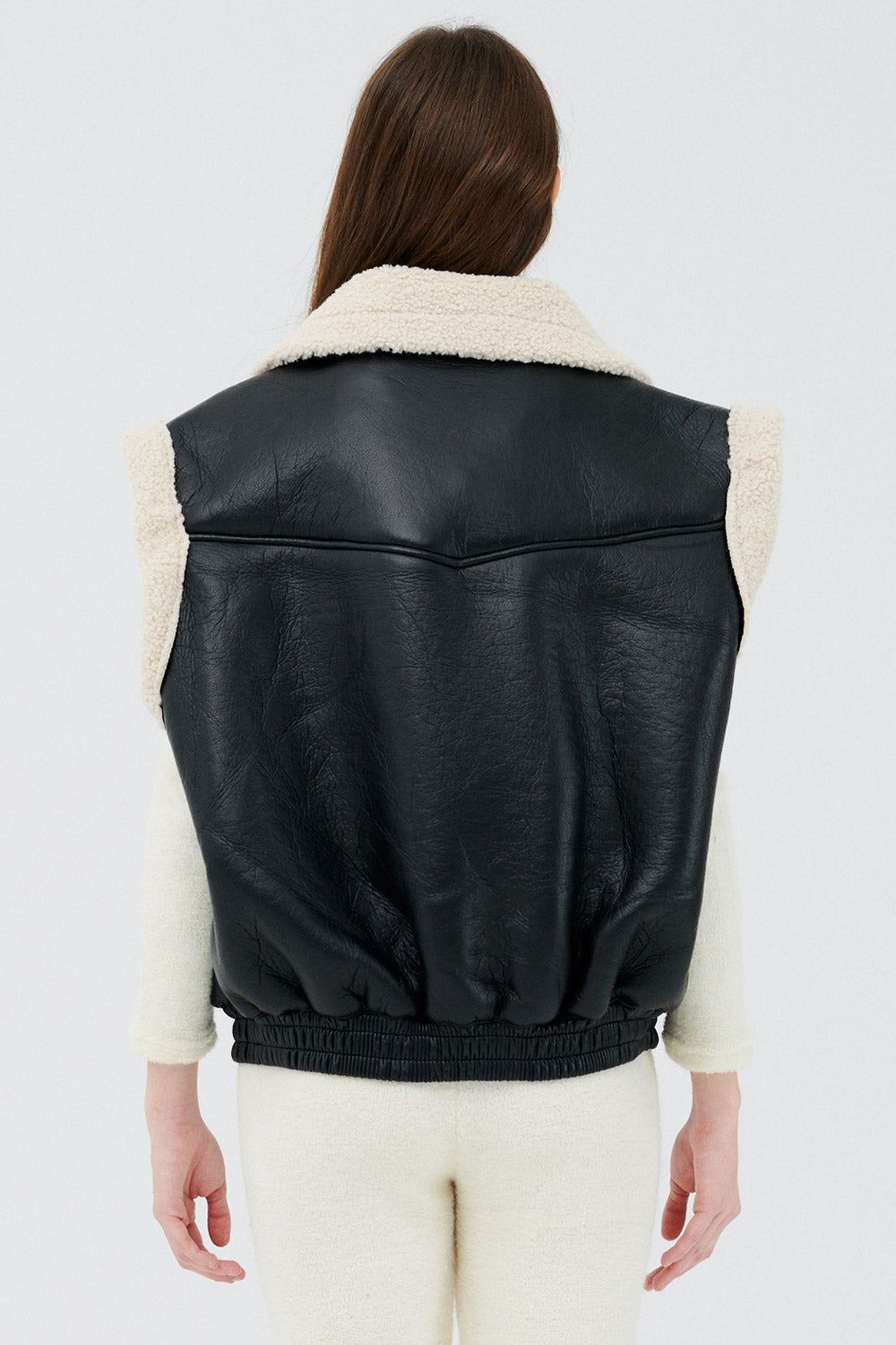Arya Faux Shearling Vest sold by storets product image thumbnail 11