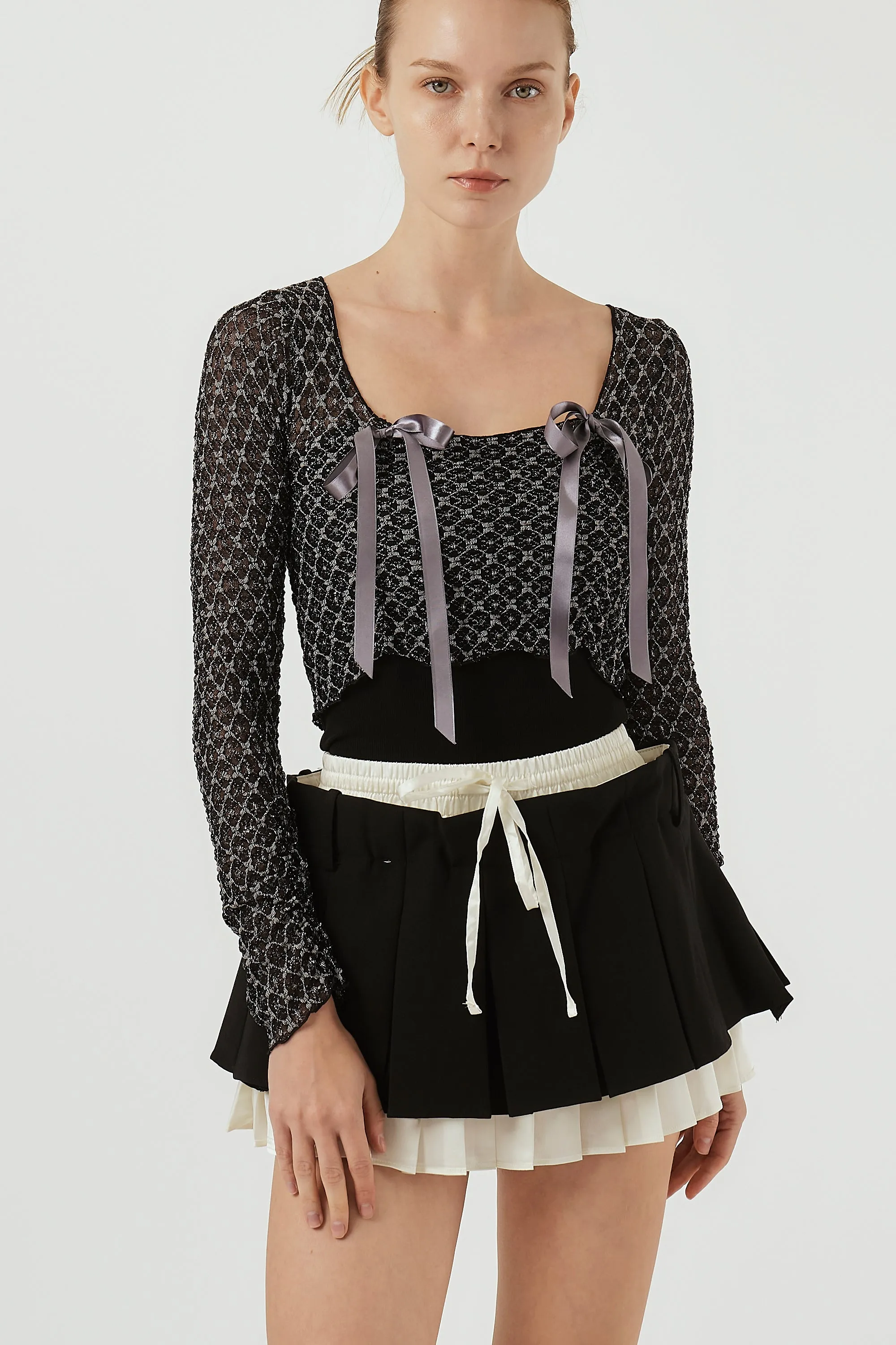 Lola Pleated Mini Skirt sold by storets product image thumbnail 3