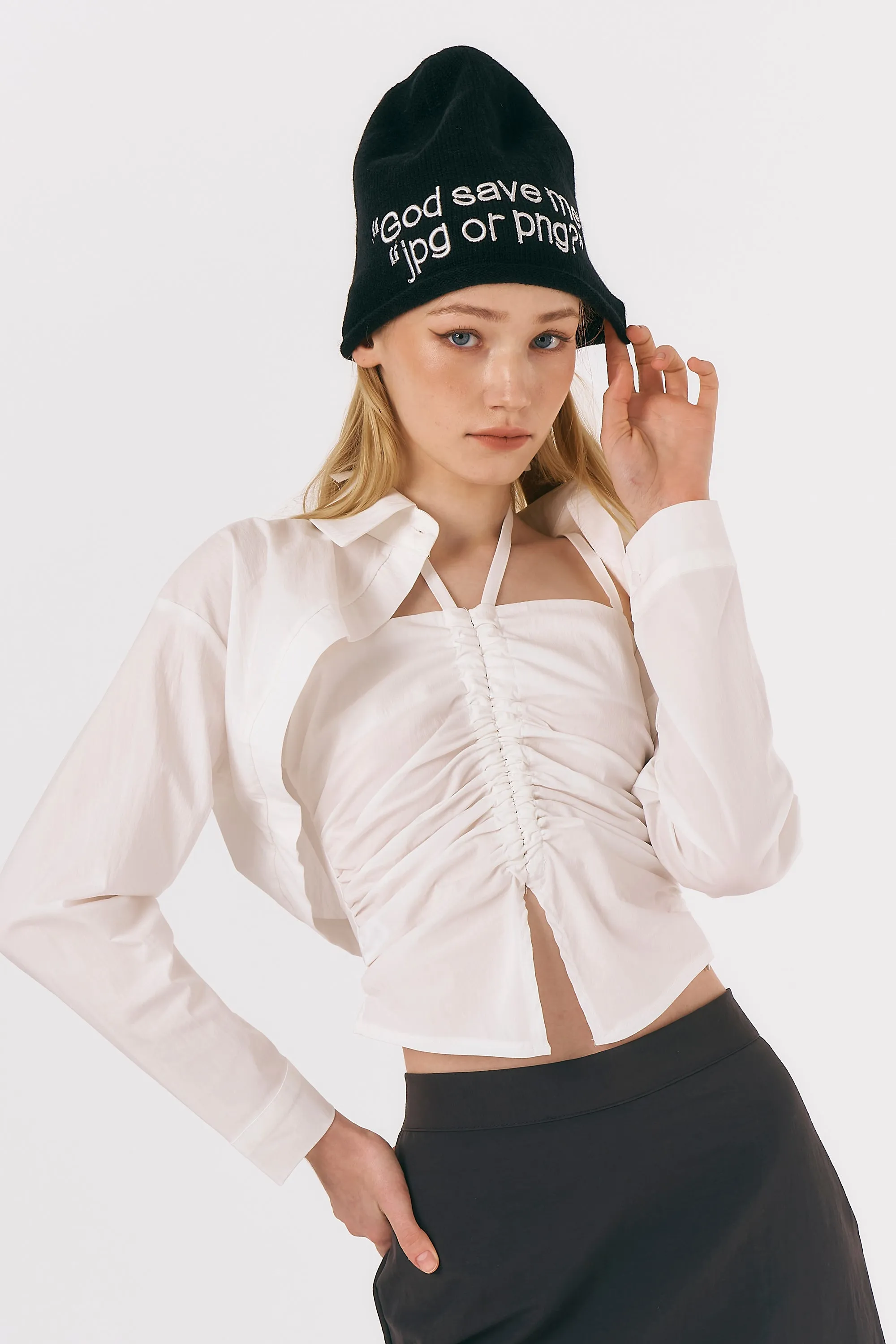 Ashley Lettering Beanies sold by storets product image thumbnail 2