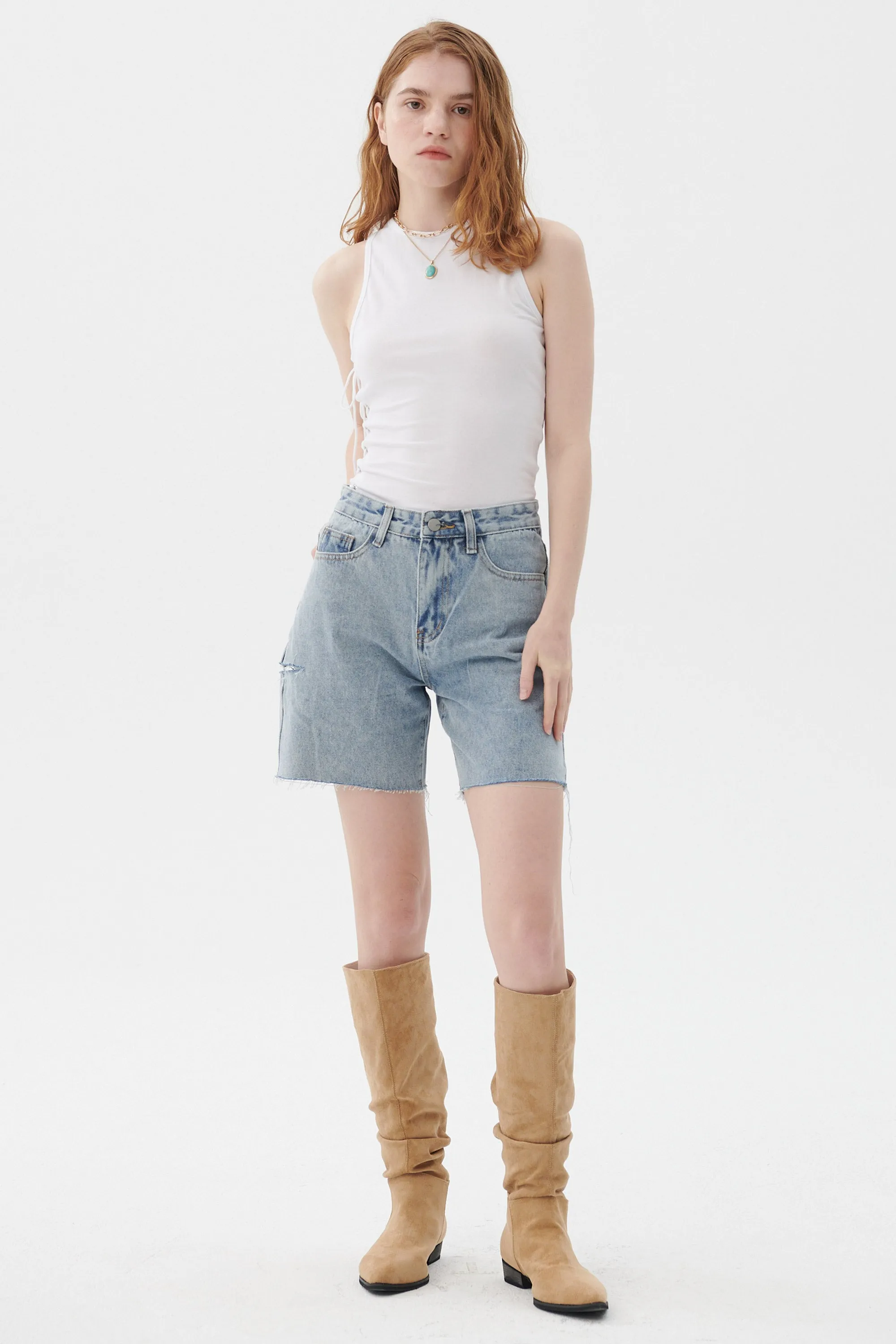 Eli Lace-up Tank Top sold by storets product image thumbnail 4