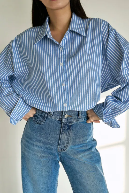 Marlee Striped Shirt sold by storets