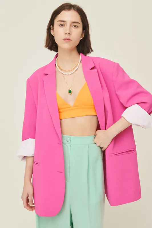 Mar Vivid Boyfriend Blazer sold by storets