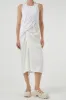 Hazel Satin Midi Skirt sold by storets