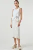 Hazel Satin Midi Skirt sold by storets