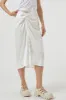 Hazel Satin Midi Skirt sold by storets
