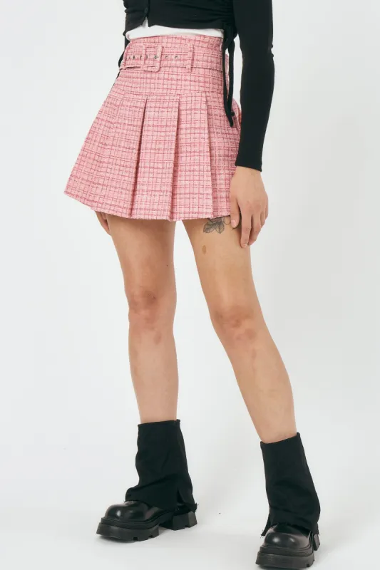 Sadie Tweed Mini Skirt sold by storets