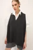 Lyla Oversized Knit Vest sold by storets