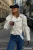 Megan Oversized Rider Jacket sold by storets