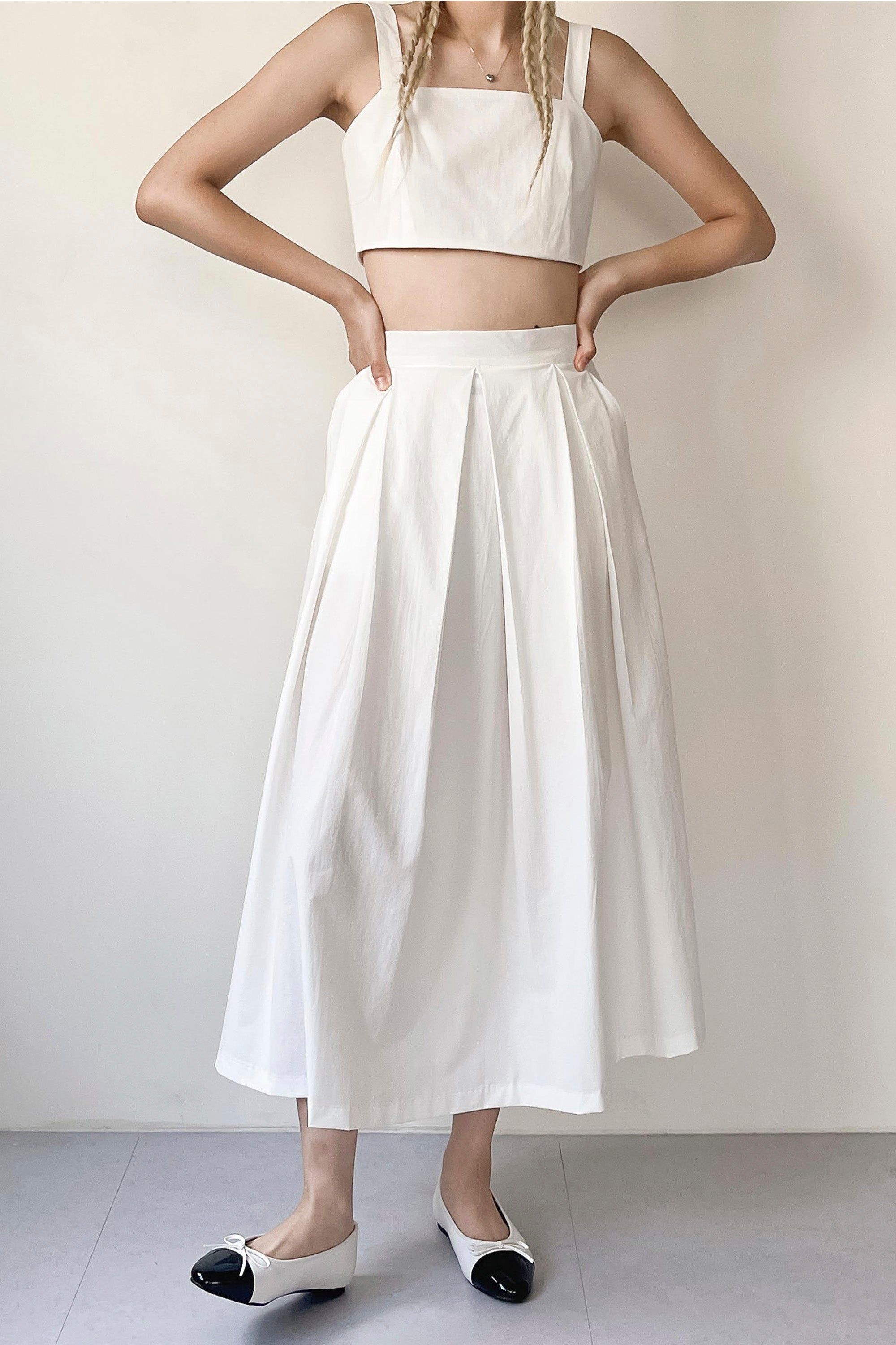 Birdy Midi Tea Skirt sold by storets