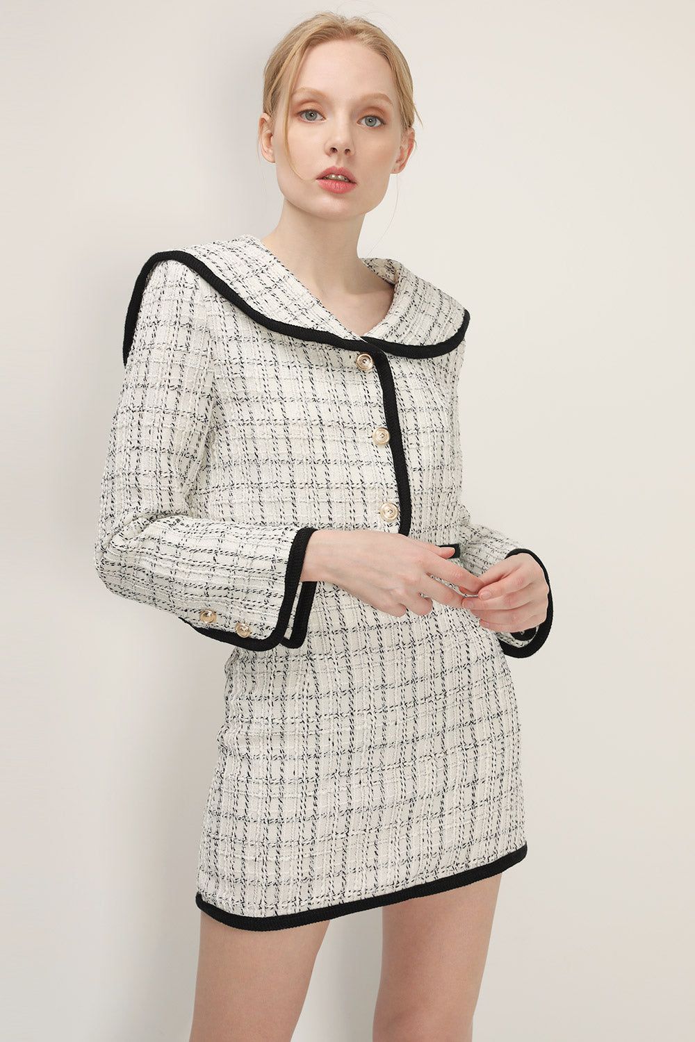 Brittany Tweed Trim Skirt sold by storets product image thumbnail 4