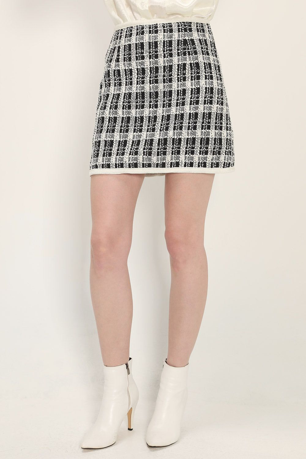 Brittany Tweed Trim Skirt sold by storets product image thumbnail 2