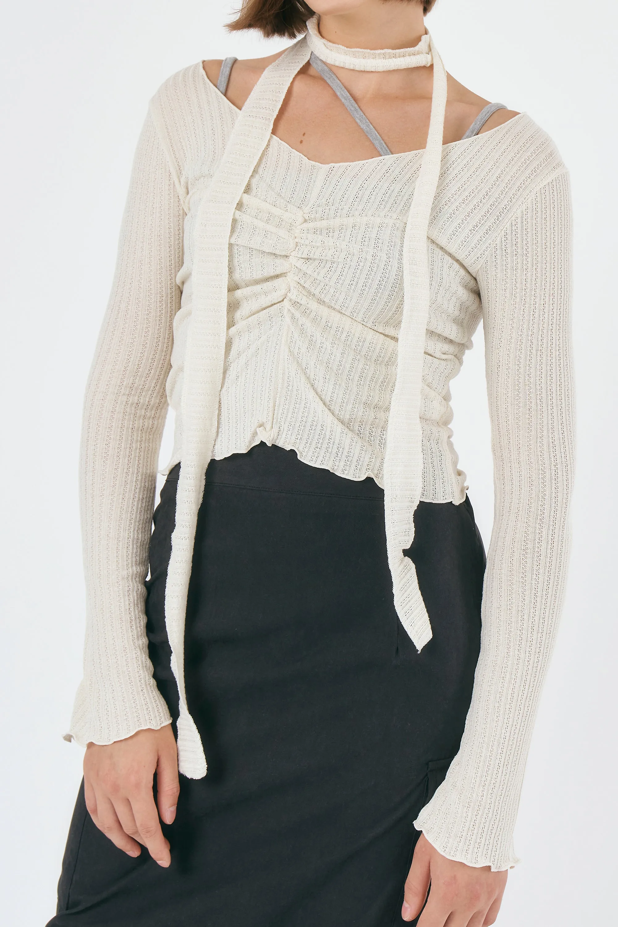 Alora Pointelle Top sold by storets product image thumbnail 2