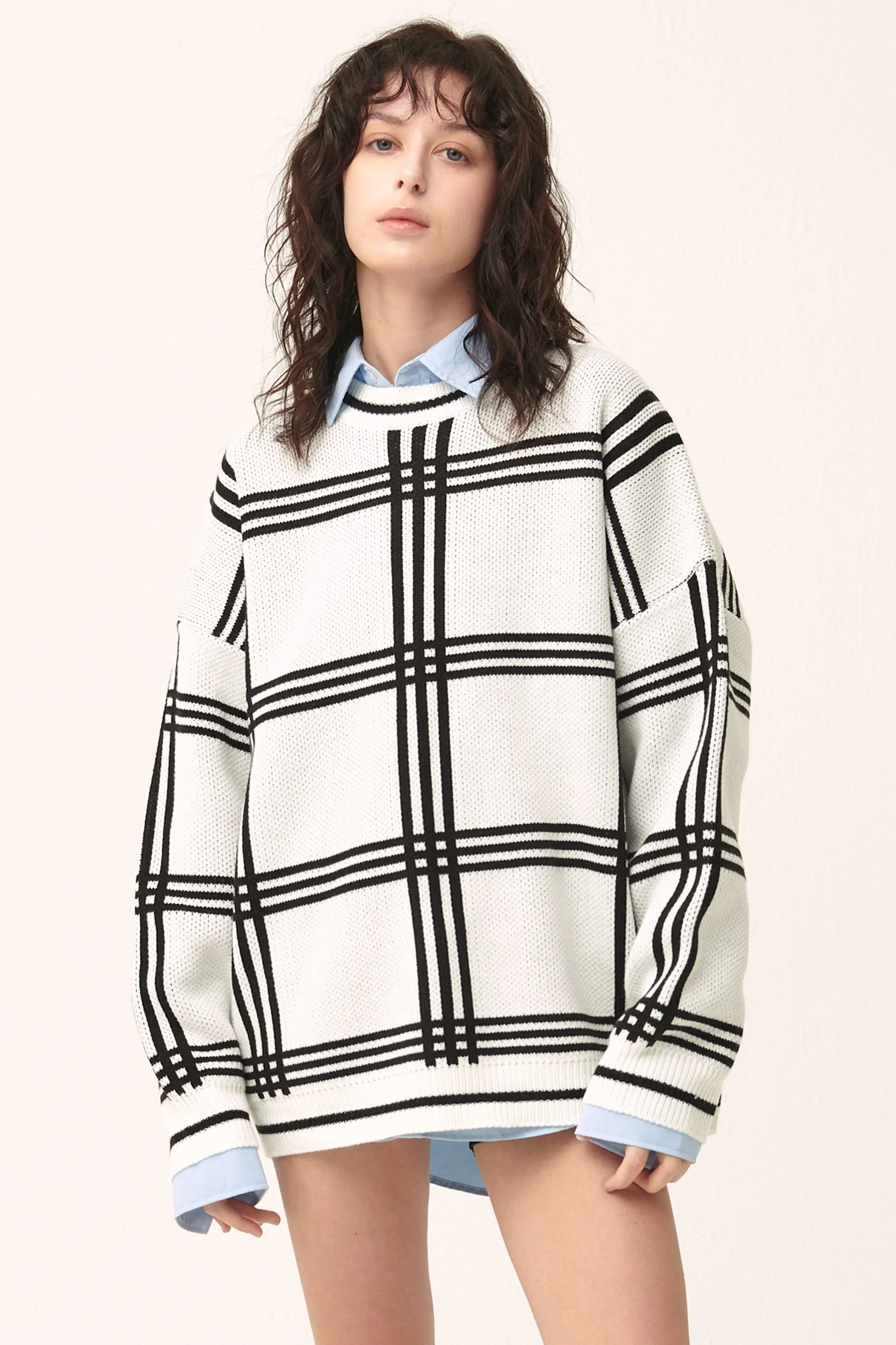 Dylan Oversized Crewneck Sweater sold by storets product image thumbnail 3