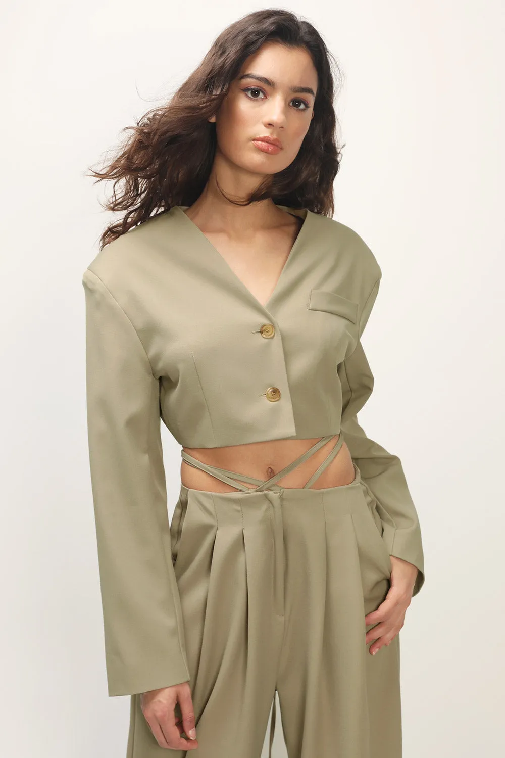 Talia Cropped Jacket sold by storets product image thumbnail 2